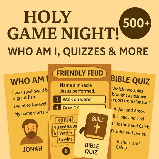 Holy Game Night! 500+ Bible Games, Quizzes & More